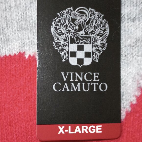 NEW Vince Camuto Women's Heart Design Sweater Light Grey XL - Picture 4 of 7